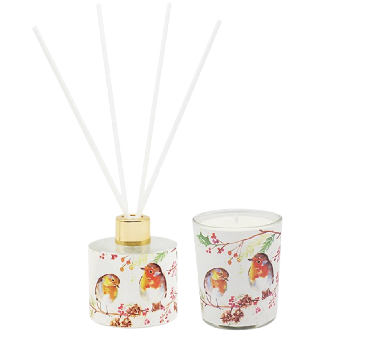 Winter Robin Candle & Diffuser Spiced Vanilla & Cinnamon