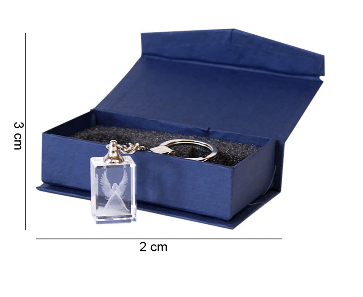 GUARDIAN ANGEL KEYRING IN BOX