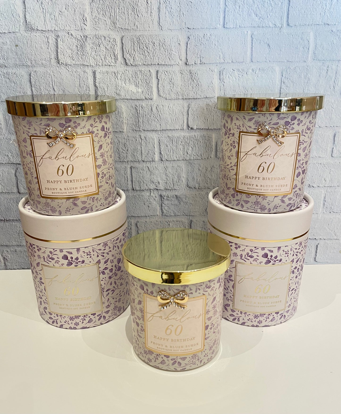 FABULOUS 60 CANDLE PEONY & BLUSH