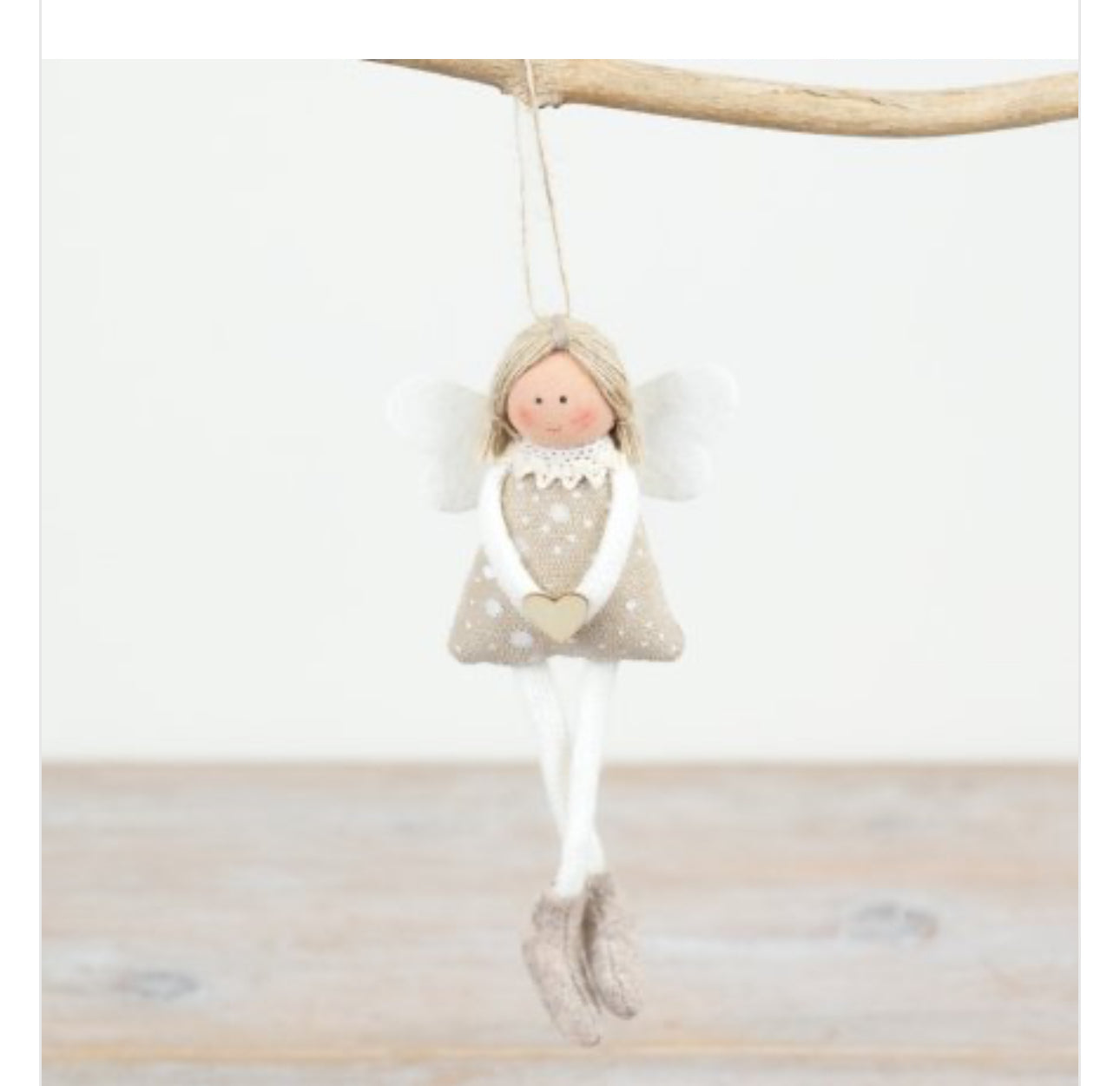 HANGING ANGEL TREE DECO, 17CM