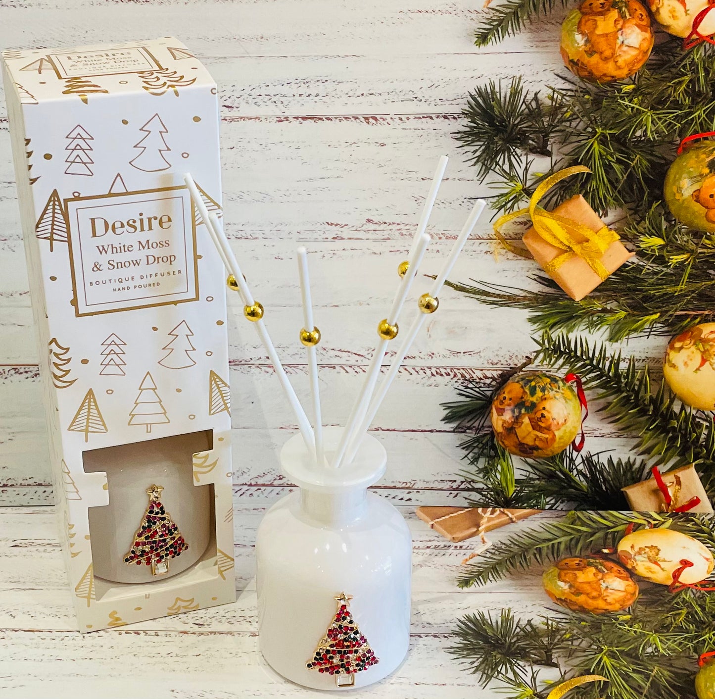 GOLD TREE WHITE DIFFUSER SMALL/LARGE