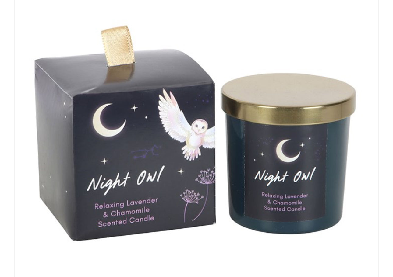 NIGHT OWL LAVENDER & CHAMOMILE CANDLE