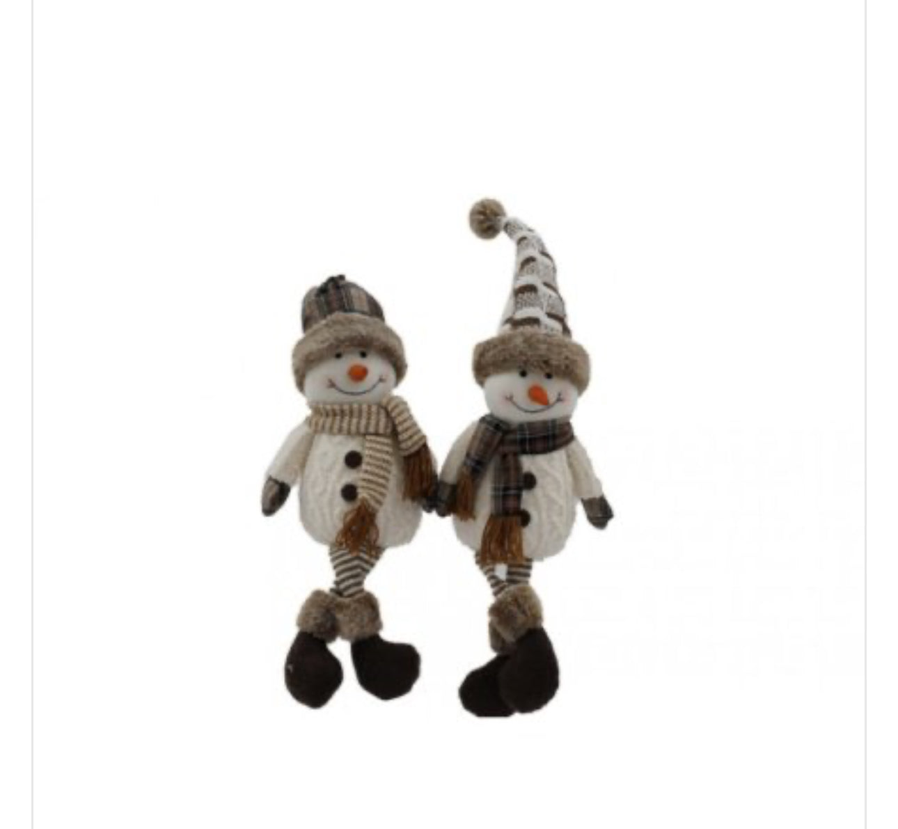 LONG LEGGED SNOWMAN, 56CM