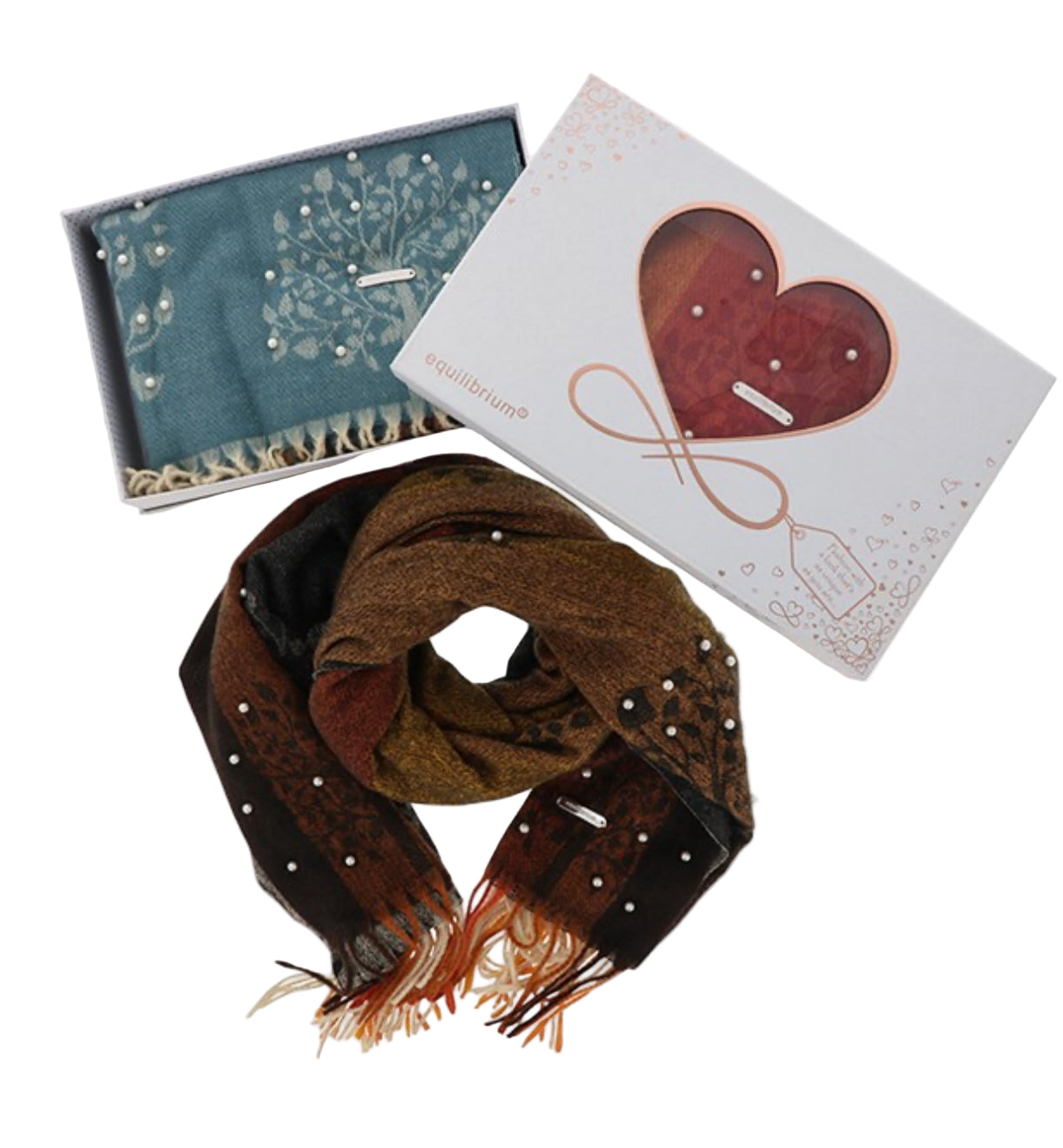 Pearl Tree Life Boxed Scarf