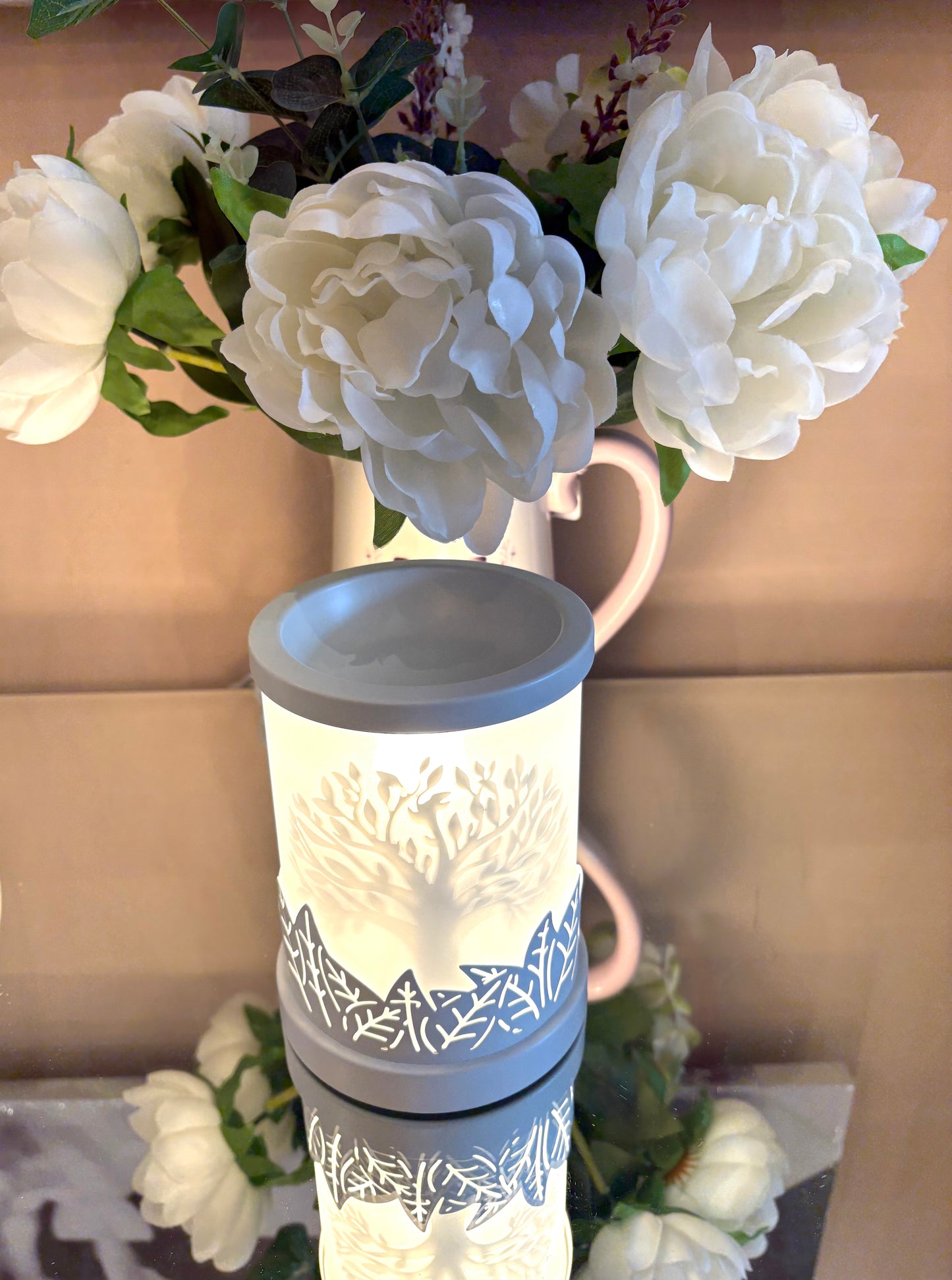 Electric Melter Tree of Life White 15cm