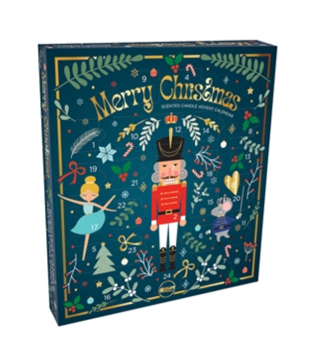 Tealight Advent Calendar Gift Set - Nutcracker