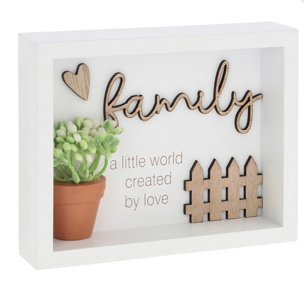 Family Created By Love With Plant
