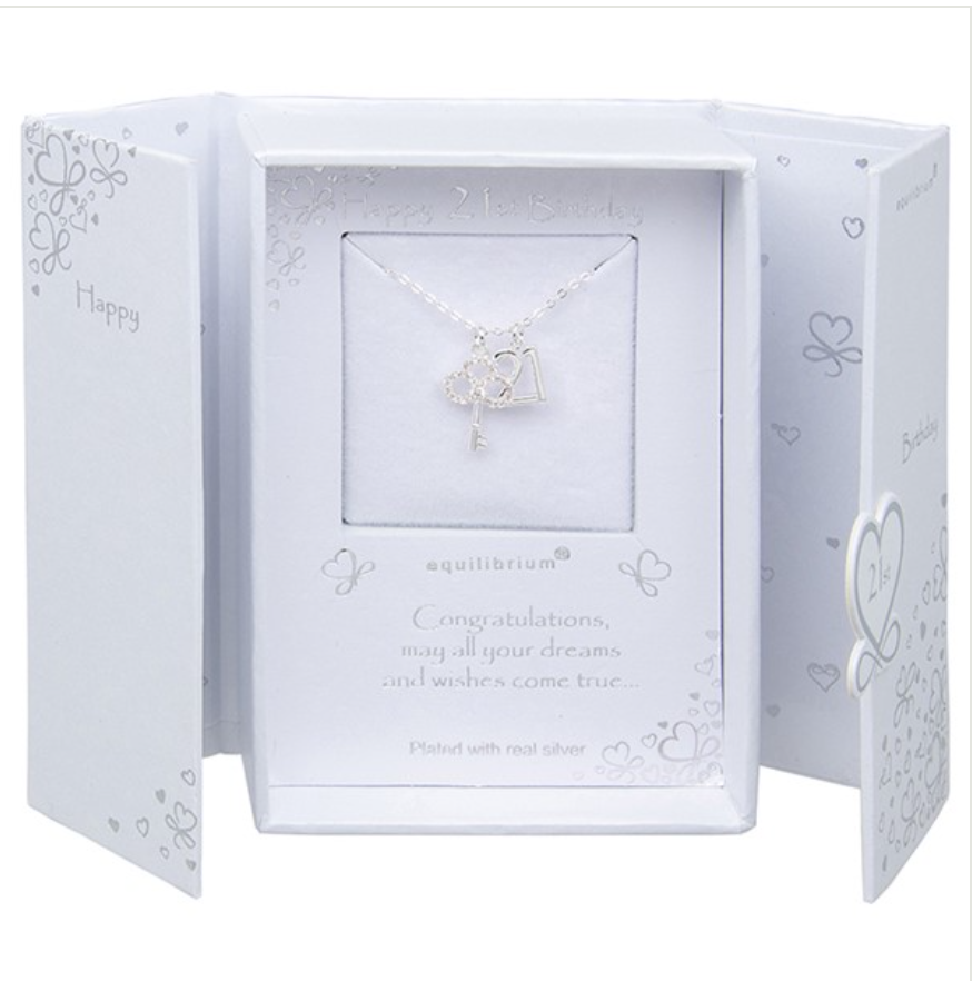 21st Silver Plated Keepsake