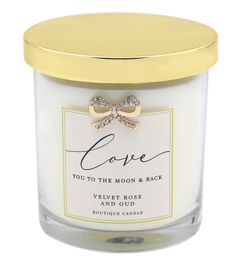 Love You To Moon & Back Candle