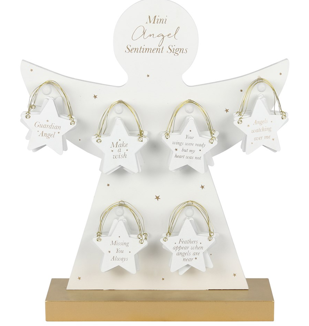 MINI ANGEL SENTIMENT SIGNS
