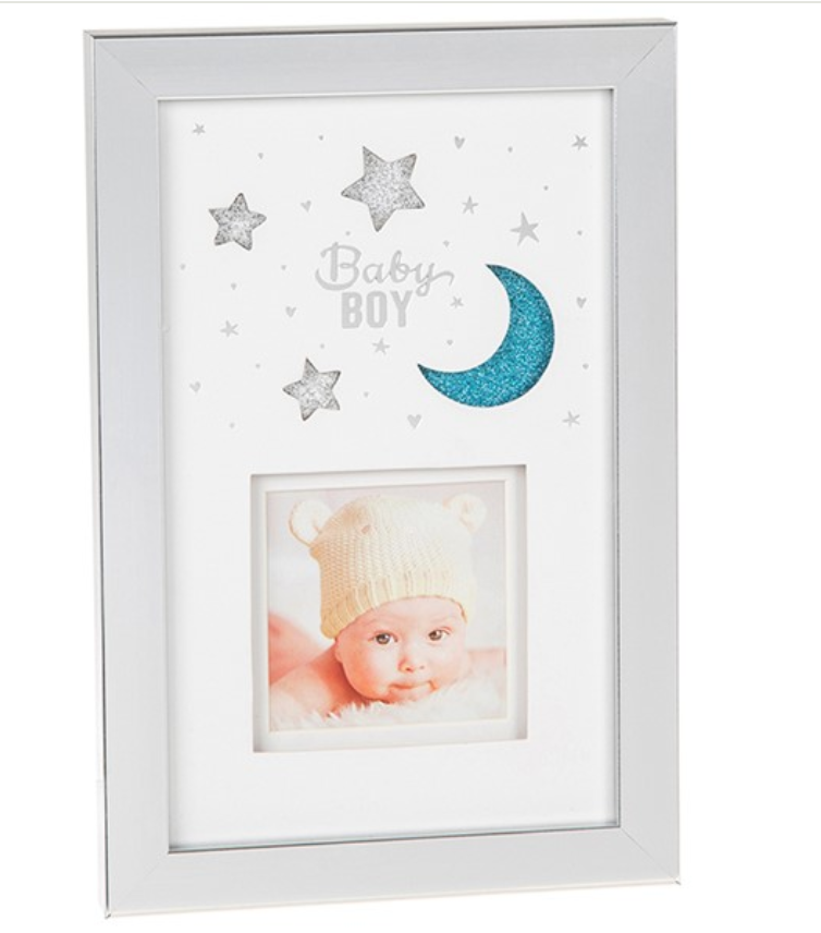 Moon & Stars Cut Out Frame Girl/Boy