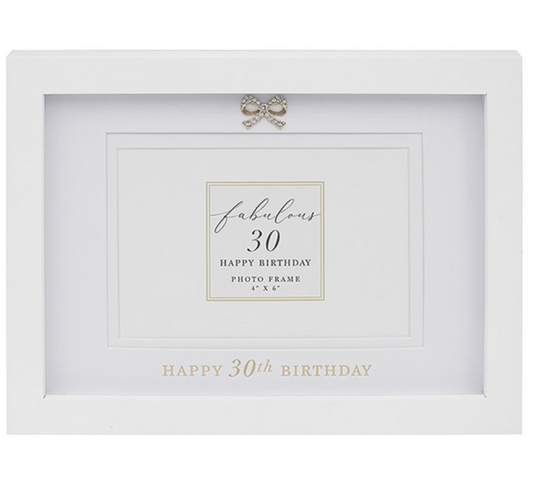 Fabulous 30th Birthday Frame 4x6