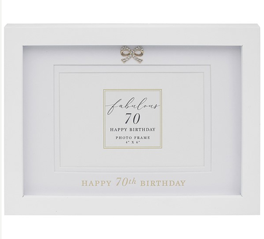 Fabulous 70th Birthday Frame 4x6