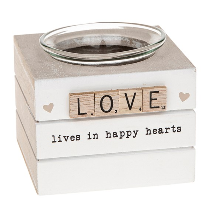 Scrabble Tealight Holder Love