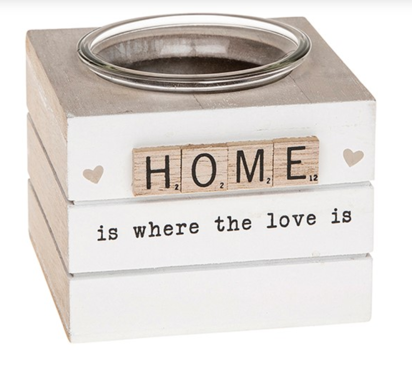 Scrabble Tealight Holder Home