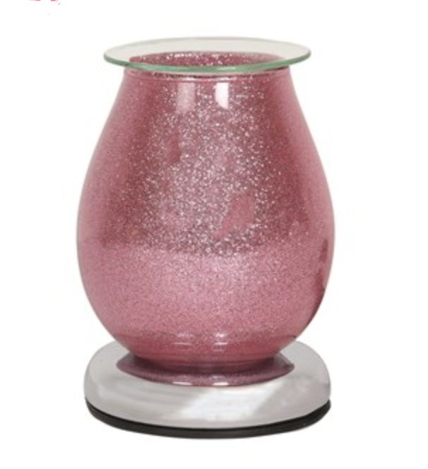 Pink Aroma Wax Melt Electric Touch Burner - Pink Sparkle