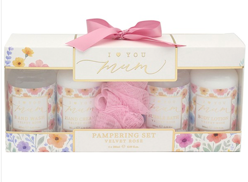 I Love You Mum Pampering Set VELVET ROSE