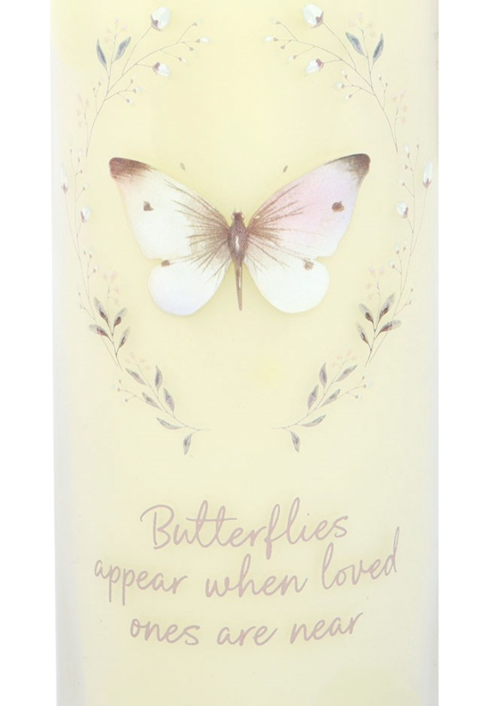 Butterflies Appear Vanilla Tube Candle