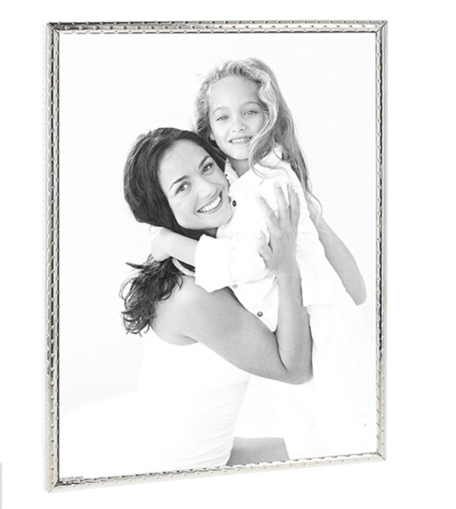 Silver Slim Edge Dot Frame 6x8