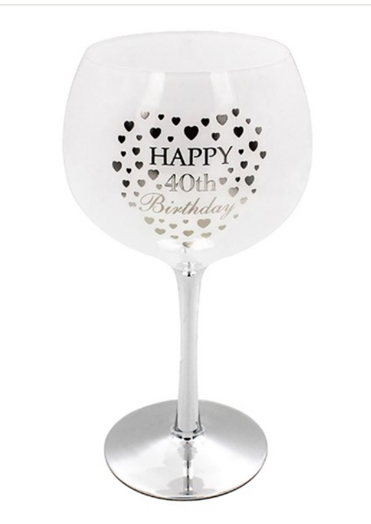 Heart Gin Glass 40th (6589241622599)