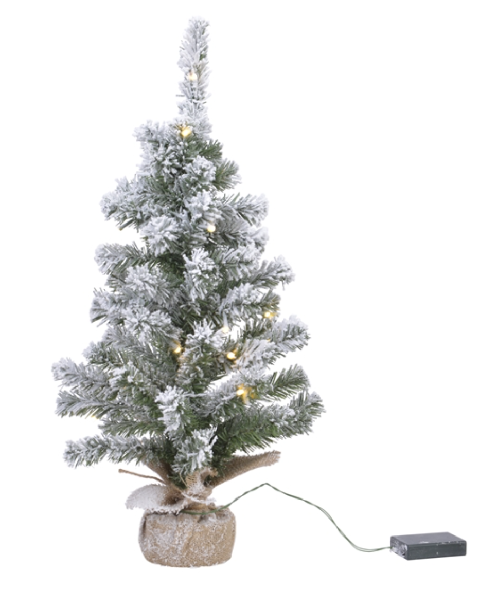 Mini Festive LED Snowy Tree 45cm