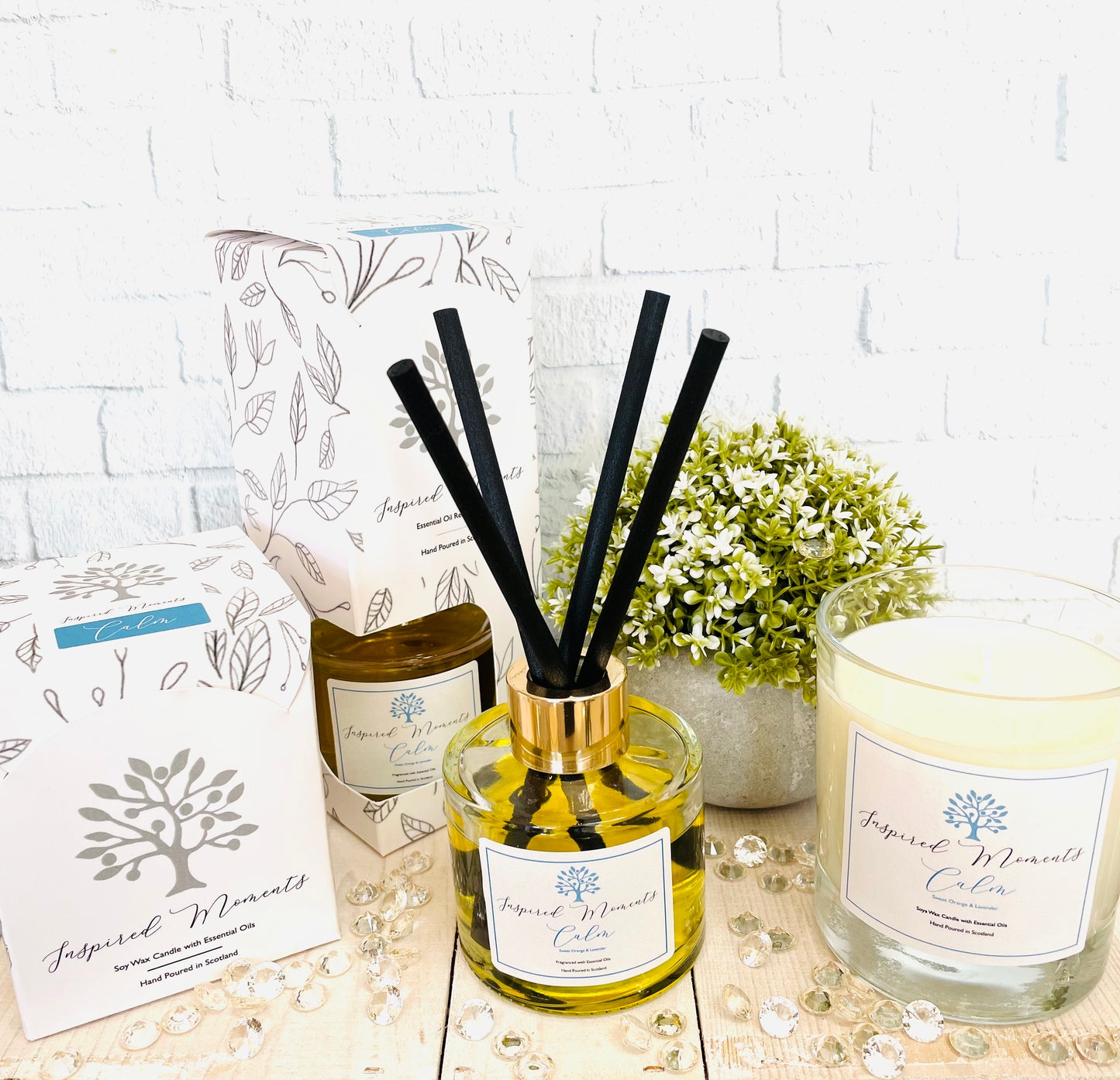CALM DIFFUSER/CANDLE/REFILL Lavender & Sweet Orange
