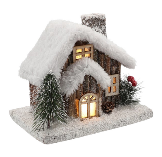 Xmas Forest Porch House LED