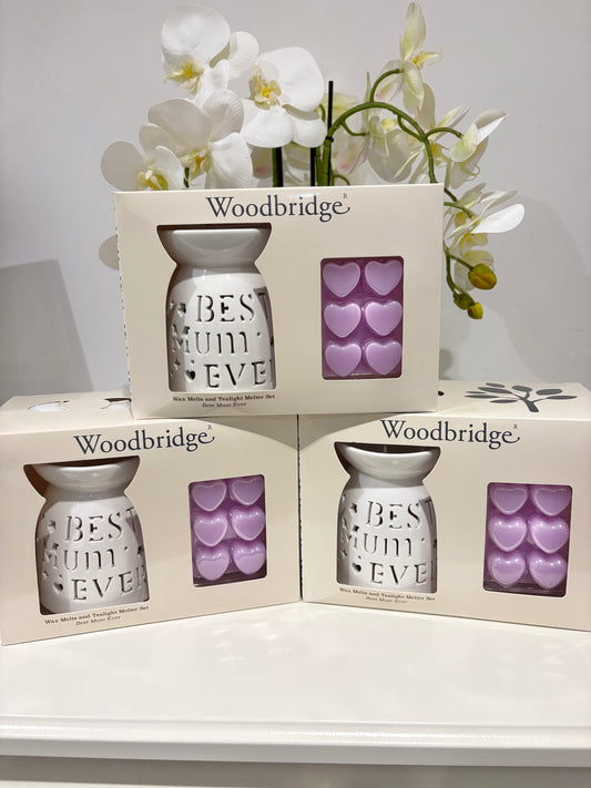 Best Mum Ever Tealight Oil Burner Set
