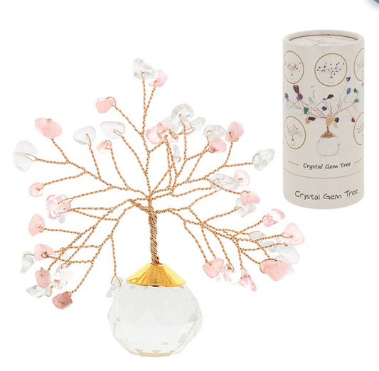 Rose Quartz Crystal Tree Unconditional Love ￼