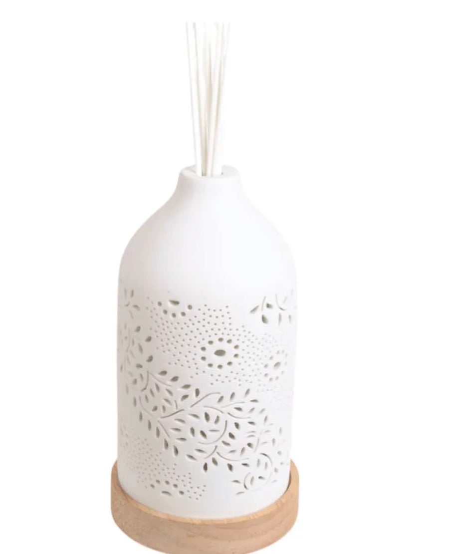 Leaf LED Ceramic Reed Diffuser 19cm