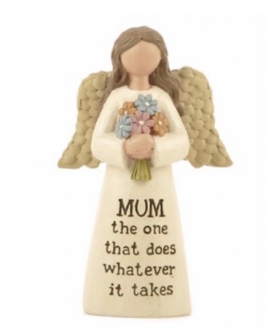 MUM ANGEL DECORATION, 10CM