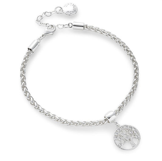 Tree of Life Elegant Silver Plated Bracelet