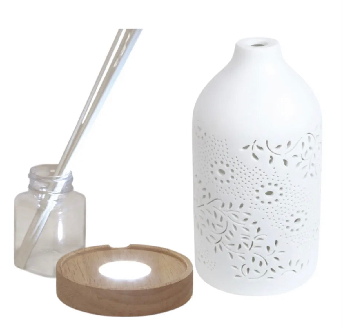 Leaf LED Ceramic Reed Diffuser 19cm