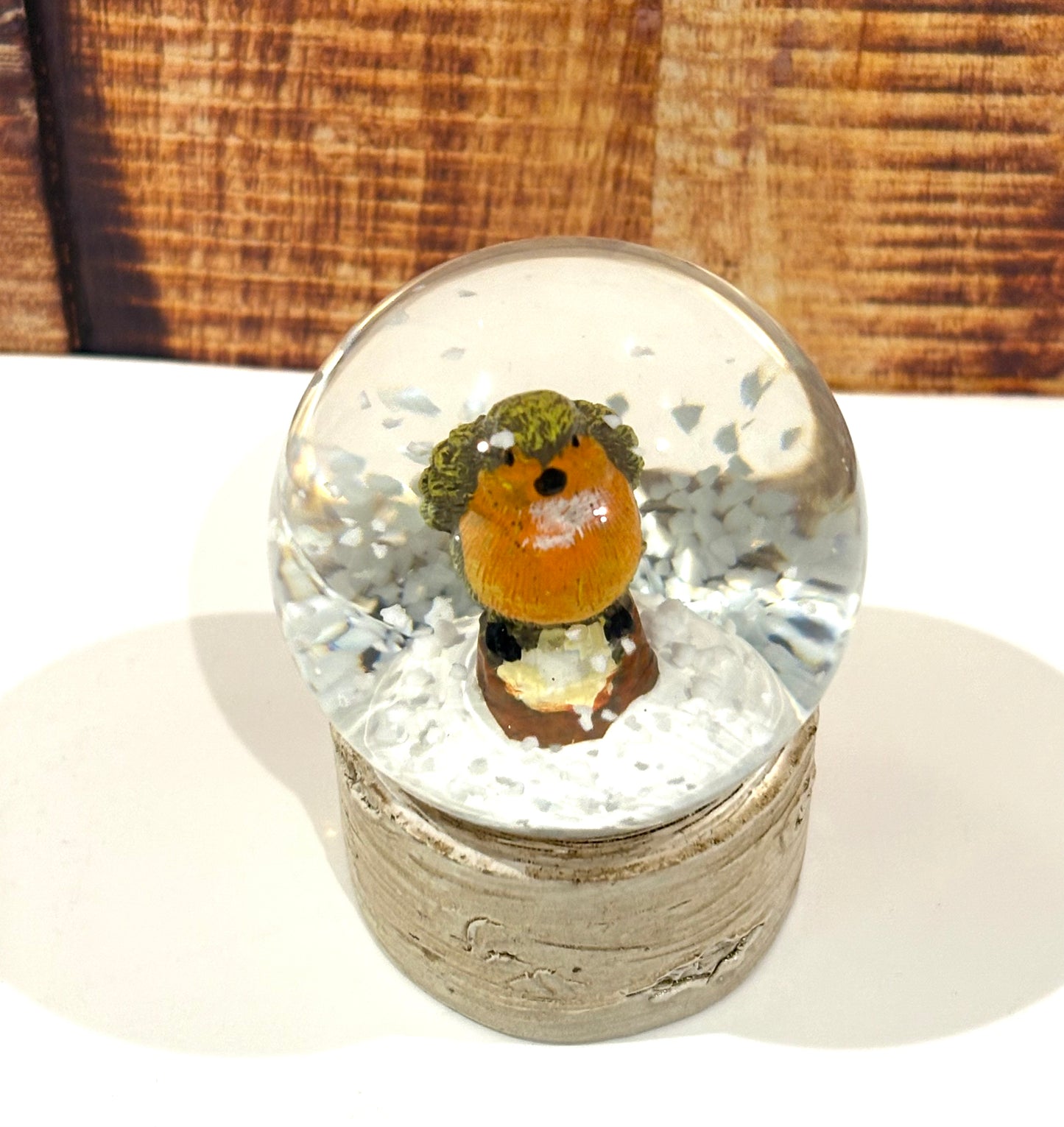 ROBIN SNOW GLOBE, 6CM
