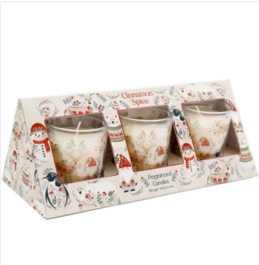 Cinnamon Spice Set 3 Candles￼