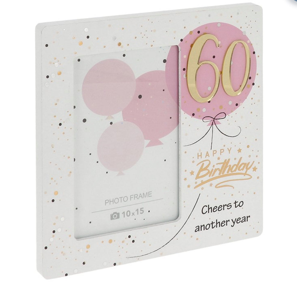 60th Birthday Photo Frame