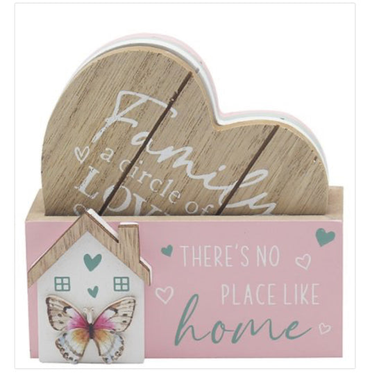 HOME COASTERS SET 4