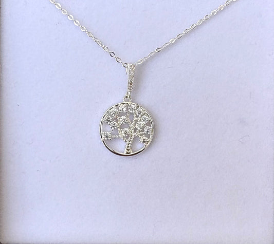Tree Of Life Silver Plated Necklace