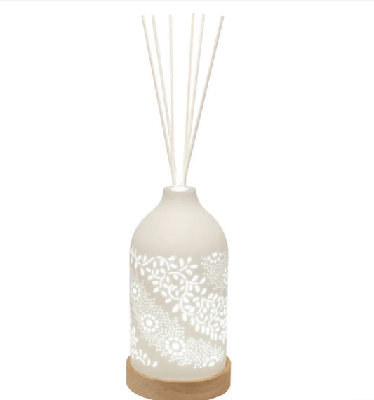 Leaf LED Ceramic Reed Diffuser 19cm