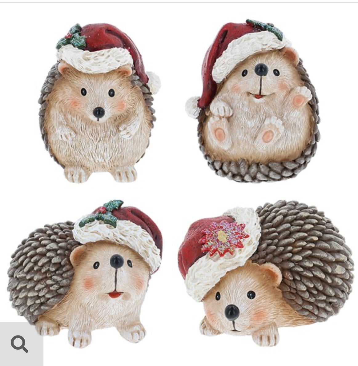 Christmas hedgehogs Medium