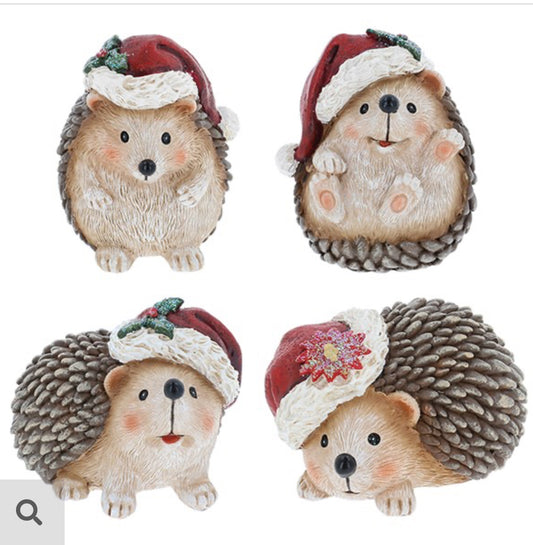 Christmas hedgehogs Medium