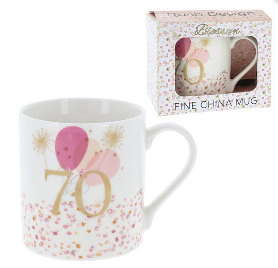 60th Birthday Balloon Mug
