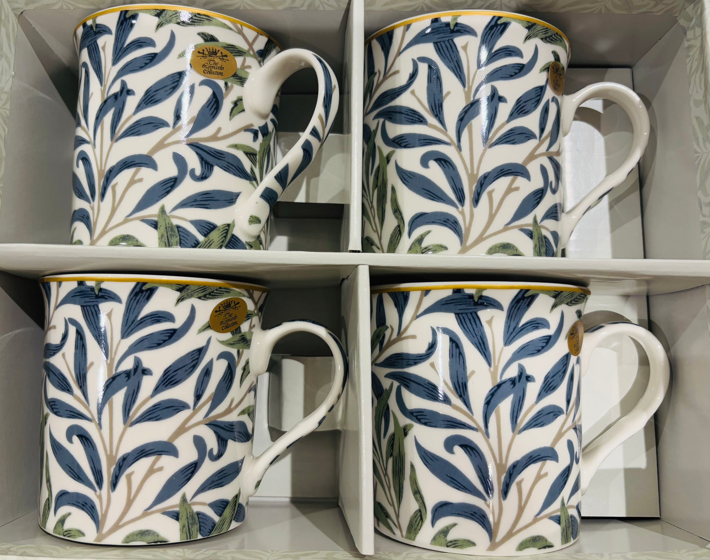 William Morris Willow Bough Mug Set of 4
