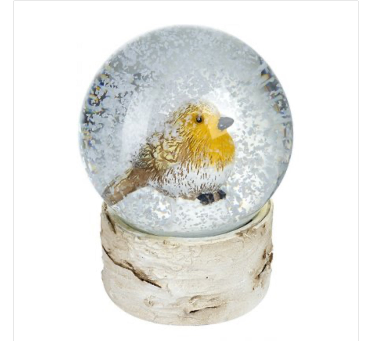 ROBIN SNOW GLOBE, 6CM