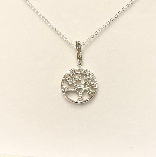 Tree Of Life Silver Plated Necklace