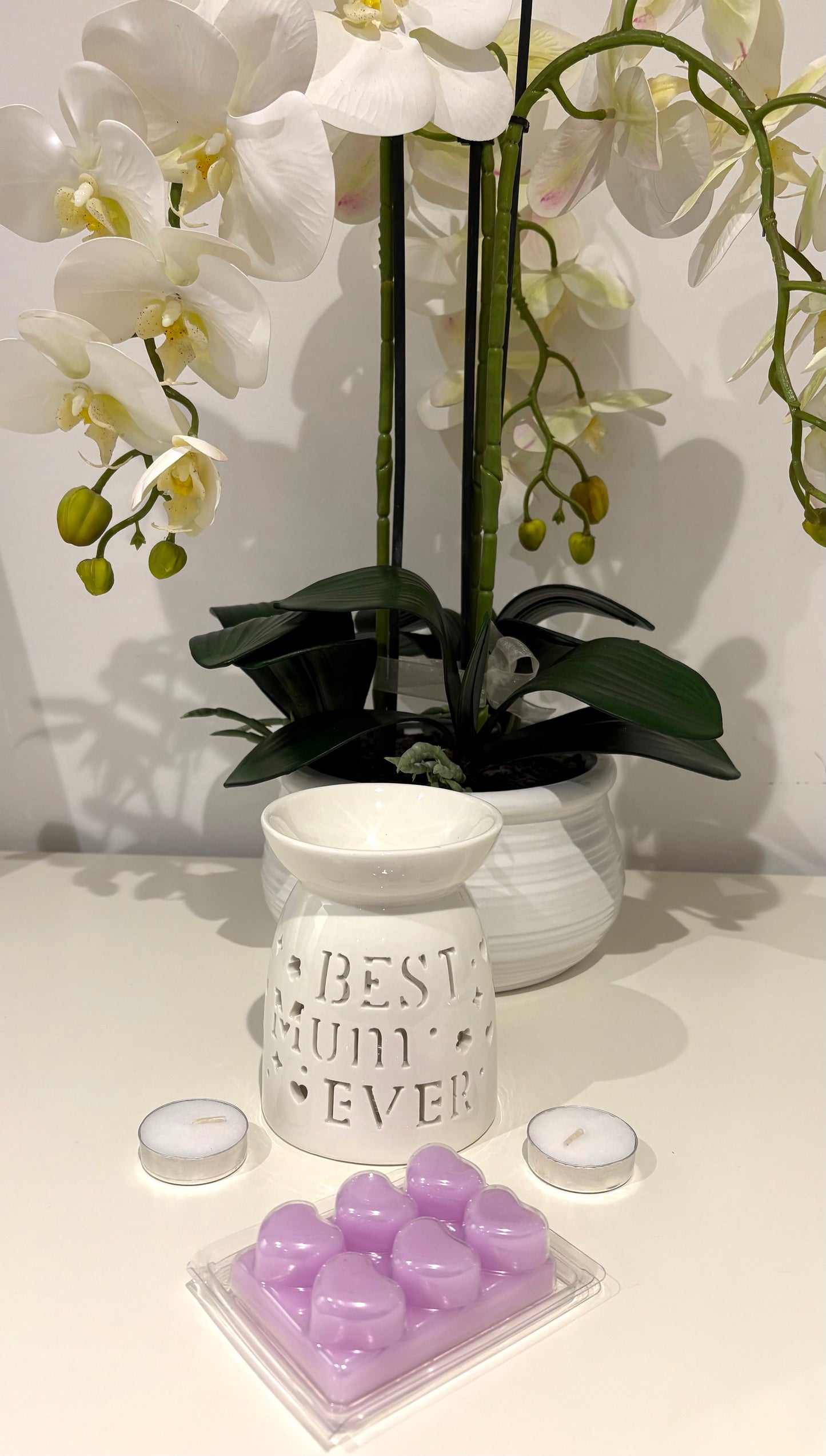 Best Mum Ever Tealight Oil Burner Set