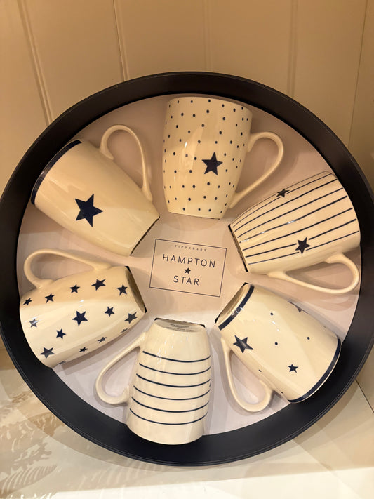 Stars & Stripes Set 6 mugs