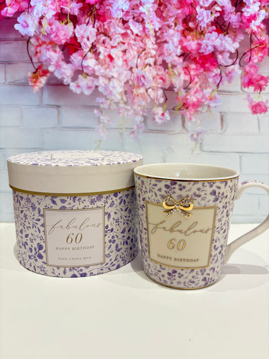 Fabulous 60th Birthday Mug