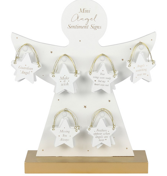 MINI ANGEL SENTIMENT SIGNS