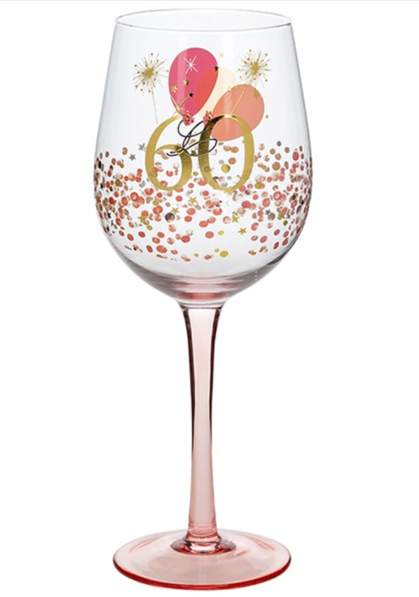 Rush Blossom Wine Glass 60th